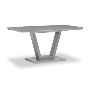 Marco Grey Gloss 160cm Rectangular Dining Table