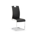 Marco Black Faux Leather Dining Chair from Roseland Furniture