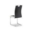 Marco Black Faux Leather Dining Chair from Roseland Furniture