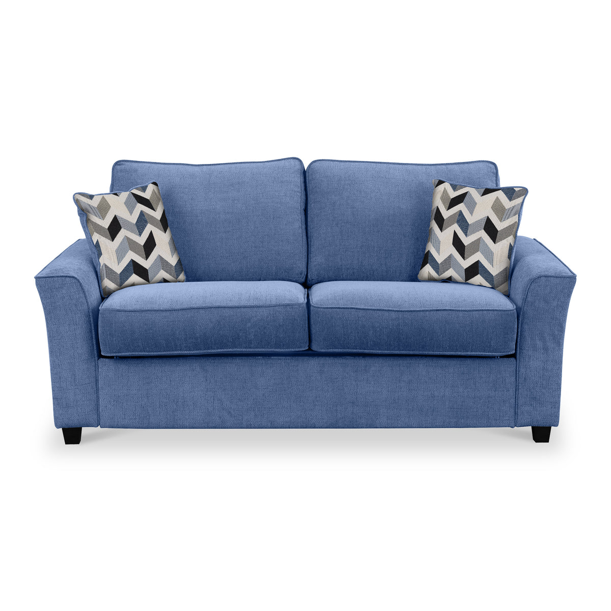 Abbott 2 Seater Sofabed in Denim with Morelisa Denim Cushions by Roseland Furniture