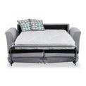 Abbott 2 Seater Sofabed in Silver with Rufus Duck Egg Cushions by Roseland Furniture