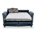 Boston 2 Seater Sofabed in Midnight with Morelisa Charcoal Cushions by Roseland Furniture