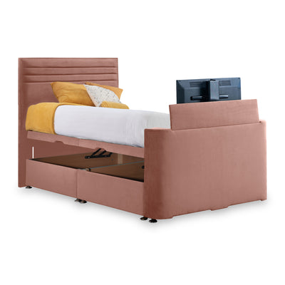 Ryton Velvet Ottoman TV Bed