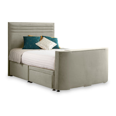 Ryton Velvet 2 Drawer TV Bed