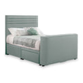 Ryton 2 Drawer Faux Linen TV Bed from Roseland