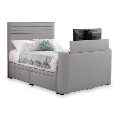 Ryton Faux Linen 4 Drawer TV Bed