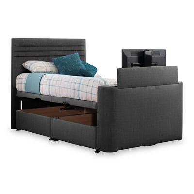 Ryton Faux Linen Ottoman TV Bed