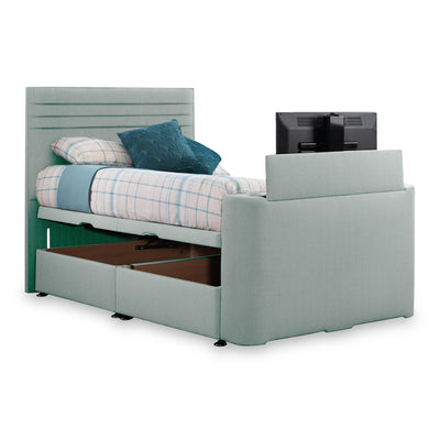 Ryton Faux Linen Ottoman TV Bed