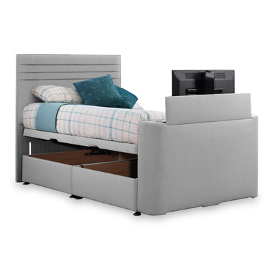Ryton Faux Linen Ottoman TV Bed