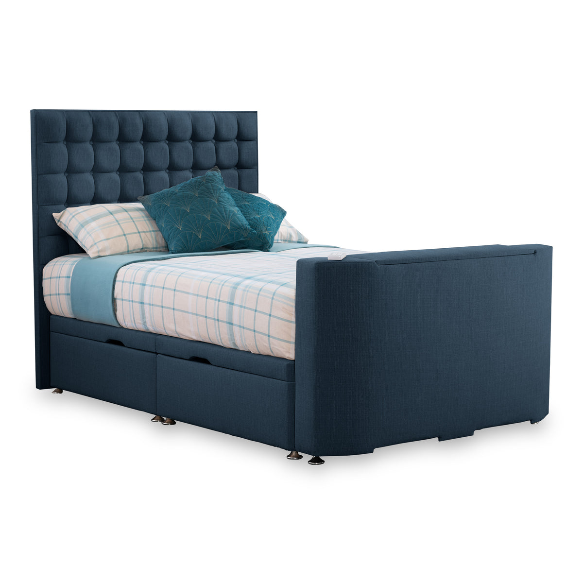 Bridgeford Ottoman Faux Linen TV Bed from Roseland Furniture