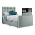 Bridgeford Ottoman Faux Linen TV Bed from Roseland Furniture