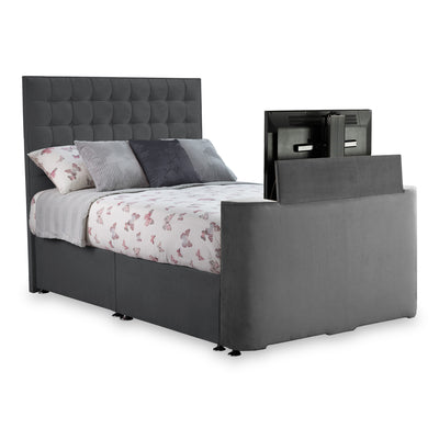 Bridgeford Velvet TV Bed