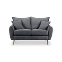 Evelyn Charcoal Grey 2 Seater Sofa from Roseland Furniture