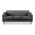 Esme Charcoal Grey 3 Seater Sofa from Roseland Furniture