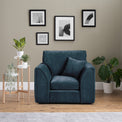 Dunford Navy Blue Armchair for living room