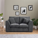 Dunford Charcoal Grey 2 Seater Sofa for living room