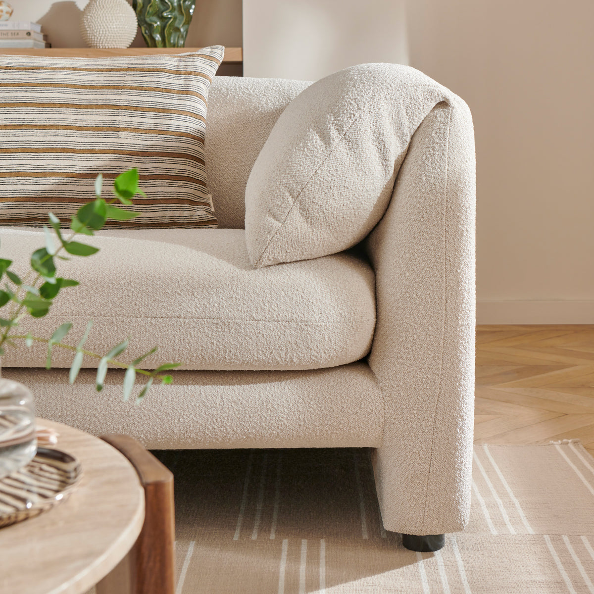 Carmel Boucle 3 Seater Sofa from Roseland Furniture