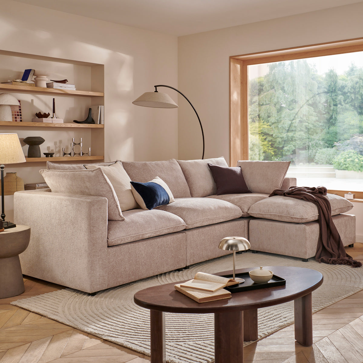 Symphony Modular Chaise Sofa from Roseland Furniture