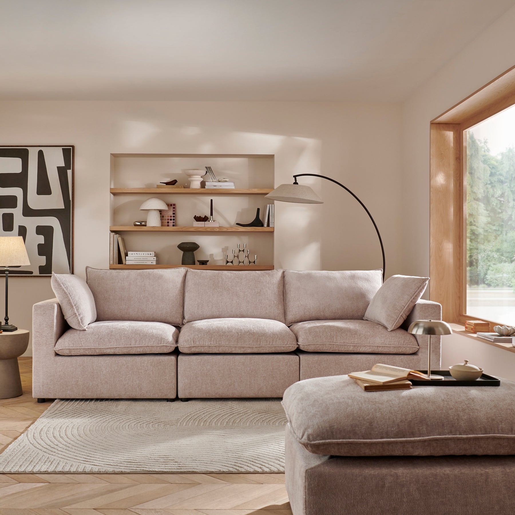 Symphony Modular Chaise Sofa from Roseland Furniture
