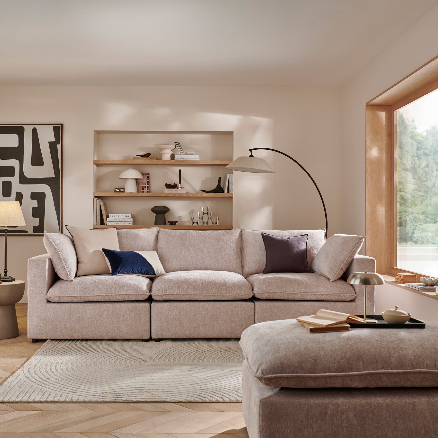 Symphony Modular Chaise Sofa from Roseland Furniture