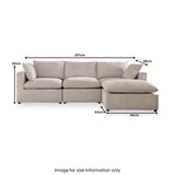 Symphony Modular Chaise Sofa from Roseland Furniture
