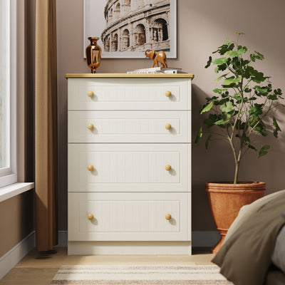 Brixham Cream 4 Drawer Deep Chest