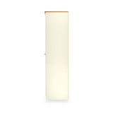 Brixham 5 Door 2 Drawer Wardrobe Cream Ash Oak from Roseland Furniture