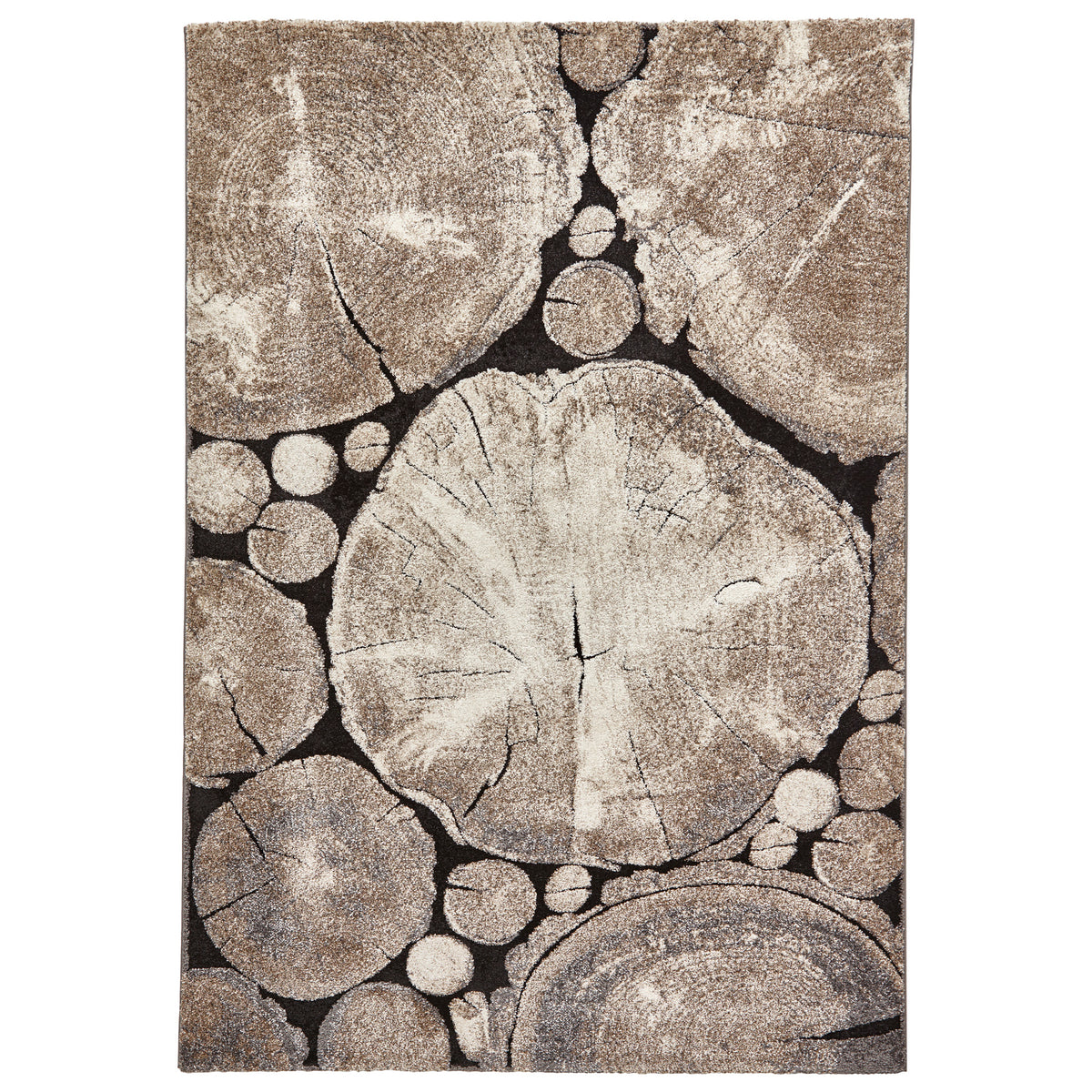 Woodland Tree Trunk Rectangular Rug for Living Room or Bedroom ...