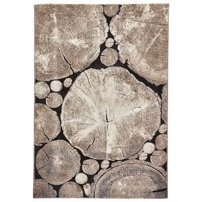Woodland Tree Trunk Patterned Rug
