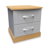 Wickham-2-drawer-bedside-table-in-grey-ash from Roseland Furniture