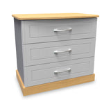 Wickham-3-drawer-chest-in-grey-ash from Roseland Furniture