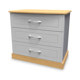 Wickham-3-drawer-chest-in-grey-ash from Roseland Furniture