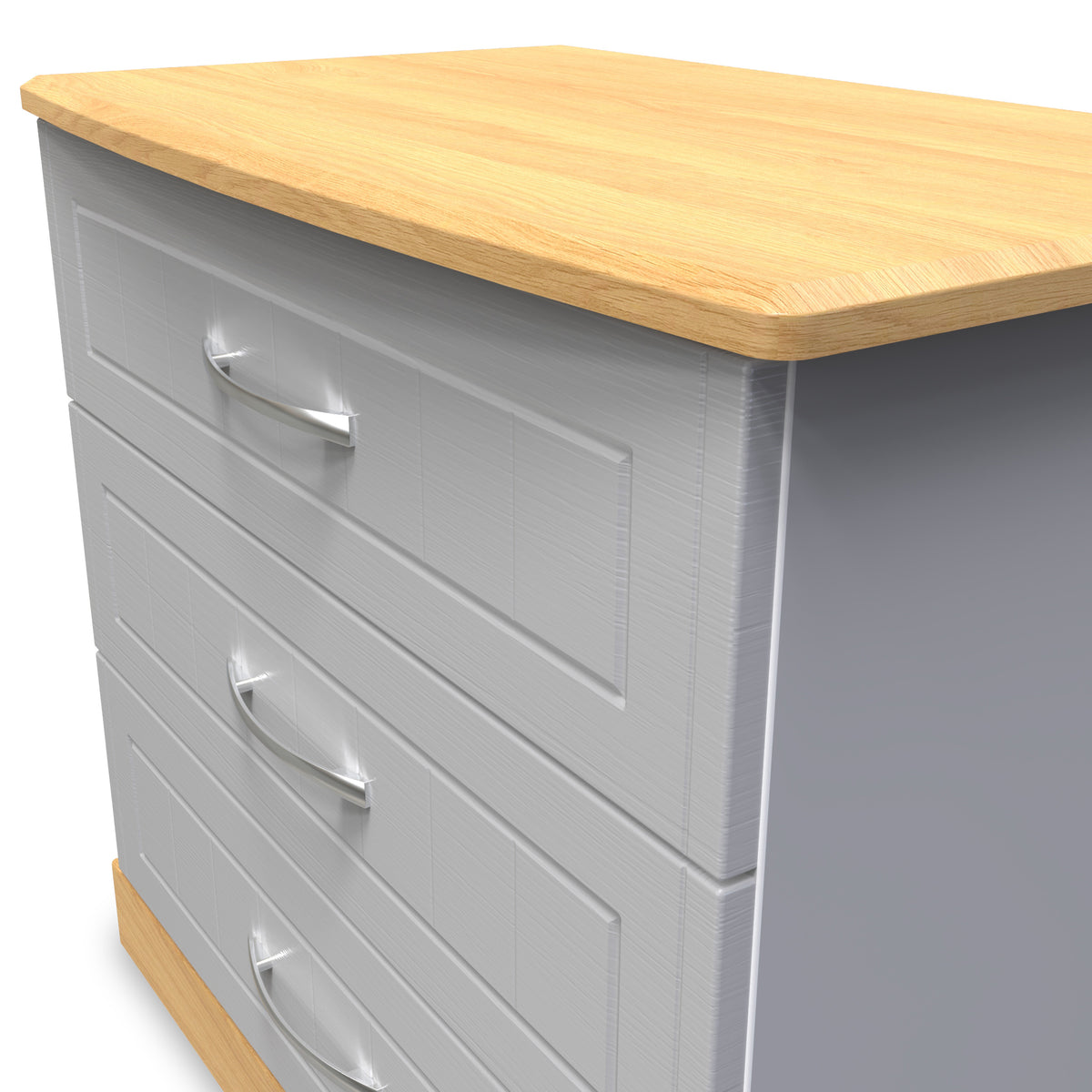 Wickham-3-drawer-chest-in-grey-ash from Roseland Furniture