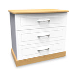 Wickham-3-drawer-chest-in-white-ash from Roseland Furniture
