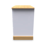 Wickham-3-drawer-chest-in-white-ash from Roseland Furniture