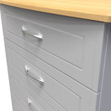 Wickham-4-drawer-chest-in-grey-ash from Roseland Furniture