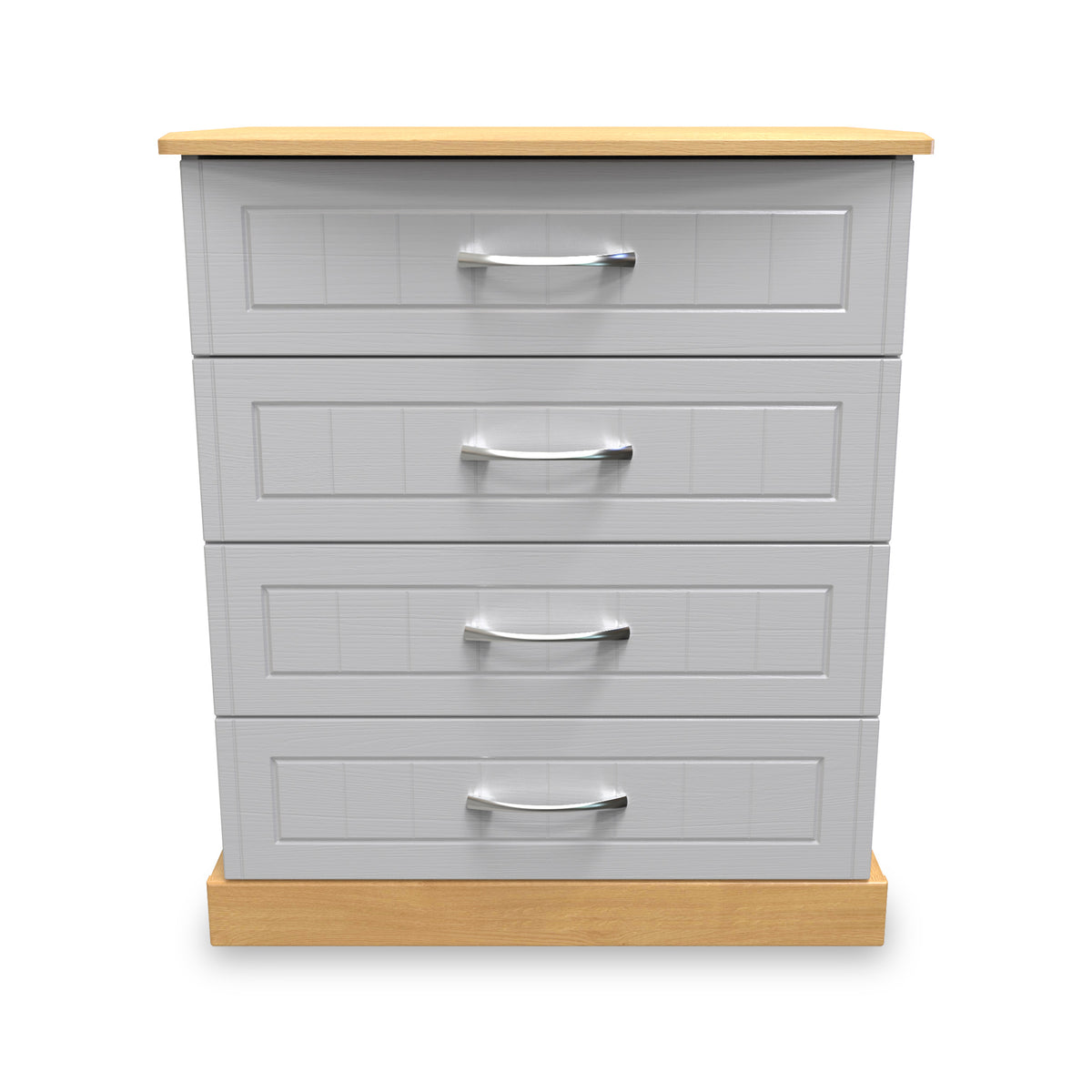 Wickham-4-drawer-chest-in-grey-ash from Roseland Furniture