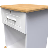 Wickham-open-door-bedside-table-wlock-white-ash Angle2 from Roseland Furniture