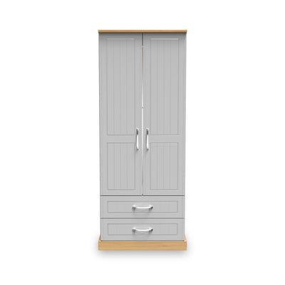 Wickham Tall 2 Drawer Wardrobe