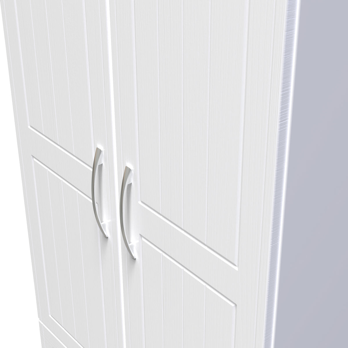 Wickham-tall-2-drawer-wardrobe-in-white-ash from Roseland Furniture