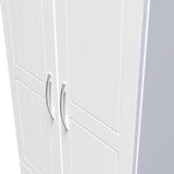 Wickham-tall-2-drawer-wardrobe-in-white-ash from Roseland Furniture