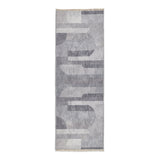 Grey Whitaker Abstract Flatweave Washable Rug from Roseland Furniture