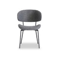 Monte Carlo Dark Grey Dining Chair from Roseland Furniture