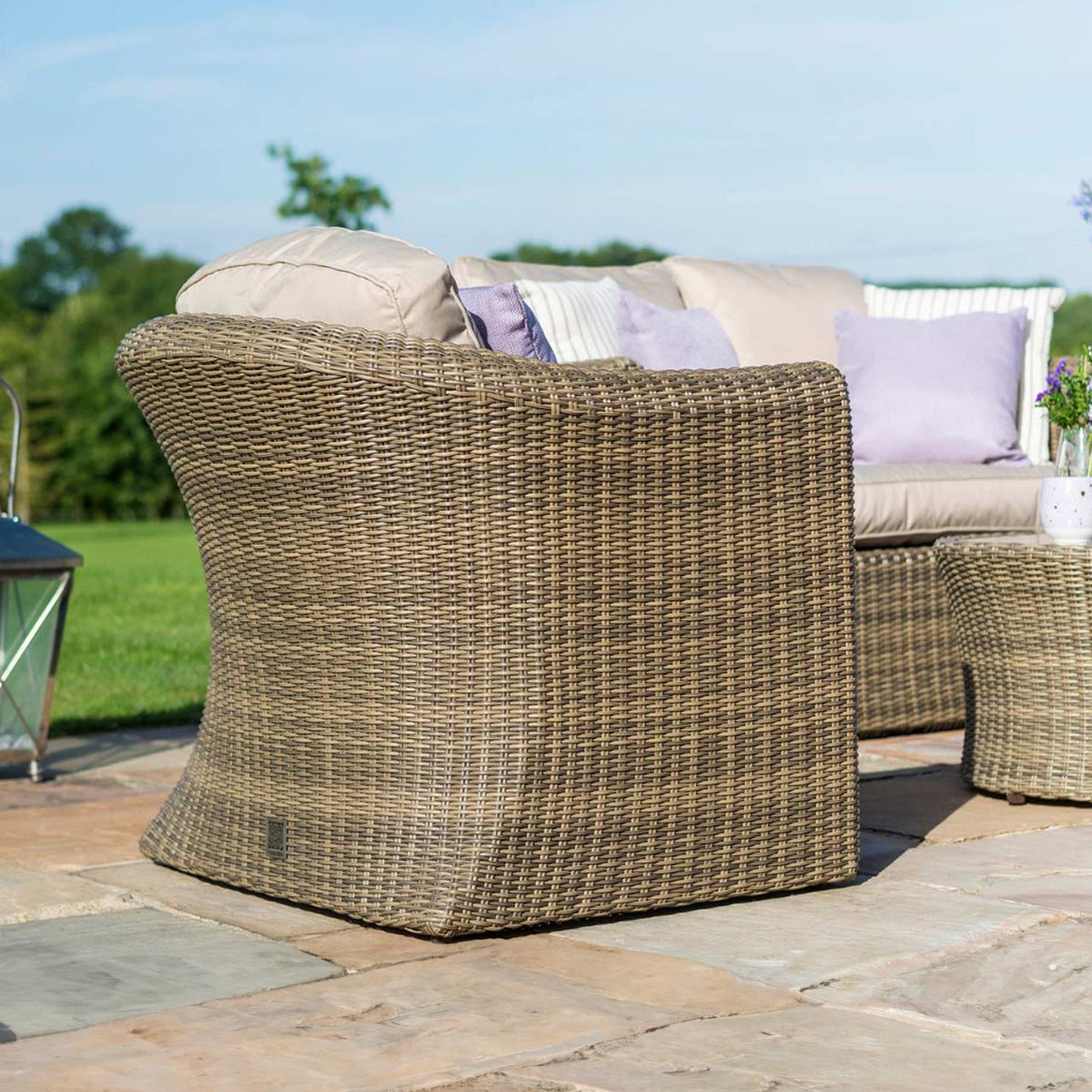 Maze Winchester 2 Seat Outdoor Rattan Sofa Set