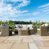 Maze Winchester 3 Seat Outdoor Rattan Sofa Set