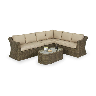 Maze Winchester Large Rattan Corner Sofa Group