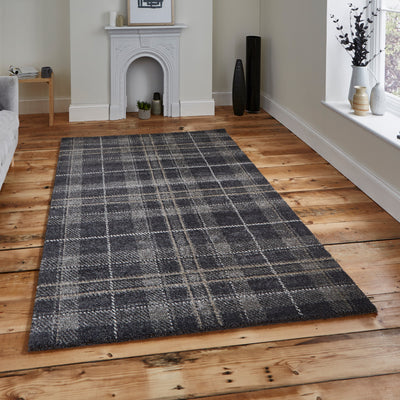 Sunbury Check Patterned Rug
