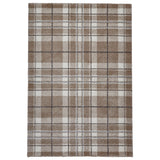 Sunbury Natural Check Patterned Rug from Roseland Furniture