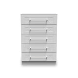 Bellamy Grey Ash 5 Drawer Chest from Roseland Furniture