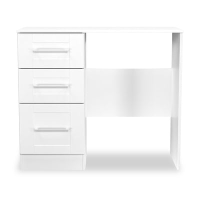 Bellamy White 3 Drawer Dressing Table